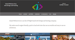 Desktop Screenshot of islandwebservices.co.uk